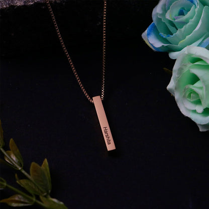 3D Bar Necklace