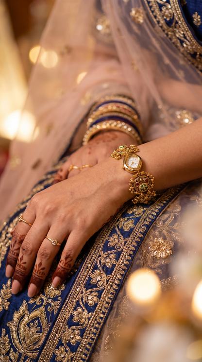 Heritage Luxury-Dial Rajwadi Watch for Women