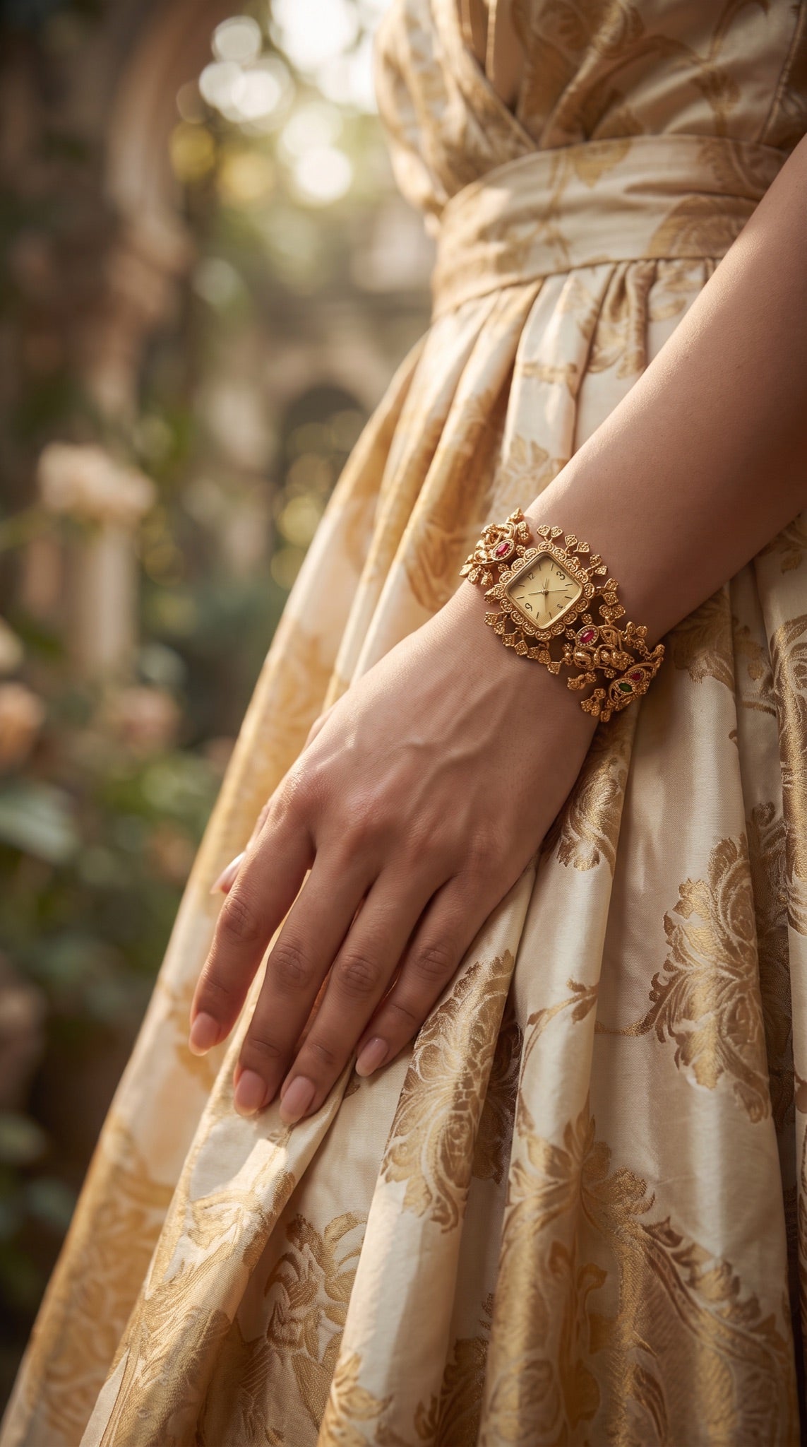 Heritage Luxury Square Rajwadi Watch for Women
